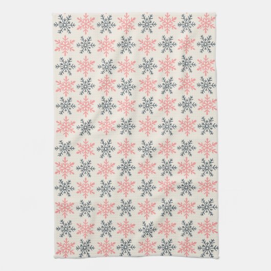 Winter Snowflake Kitchen Towels Theedoek (Verticaal)