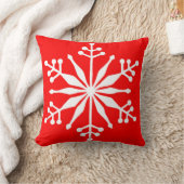 Winter Snowflake Kussen voor de Feestelijke Home. (Deken)