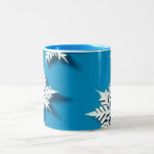 Winter Snowflake Mok | Gezellige kerst Mok (Center)