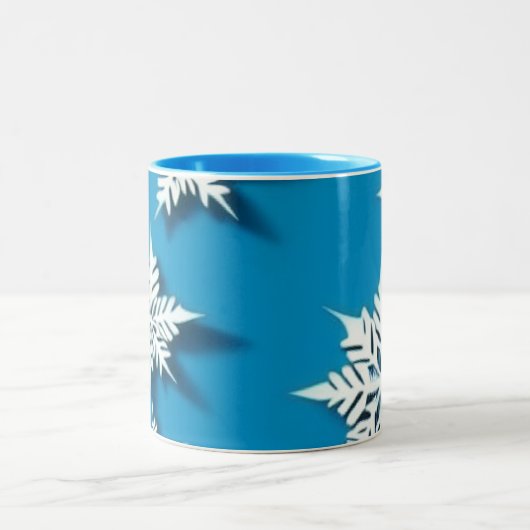 Winter Snowflake Mok | Gezellige kerst Mok (Center)