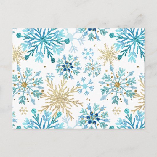 Winter Snowflake Nutkraker Books for Baby Uitnodiging Briefkaart (Achterkant)