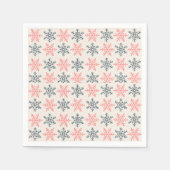 Winter Snowflake Paper Napkin Servet (Voorkant)