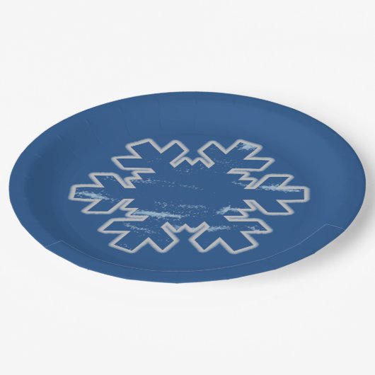 Winter SnOwFlAkE Papieren Bordje (Gekanteld)