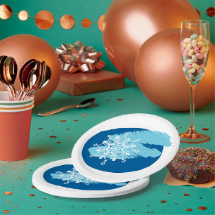 Winter Snowflake Papieren Bordje