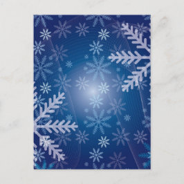 Winter Snowflake Pattern Briefkaart