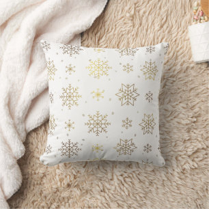 Winter Snowflake Pattern Kussen