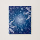Winter Snowflake Pattern Legpuzzel (Verticaal)