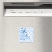 Winter Snowflake Pattern Magneet (Insitu (Vaatwasser))