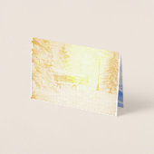 Winter Snowflake personalize Destiny's Folie Kaarten (Voorkant)