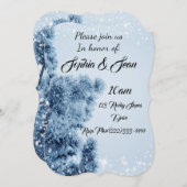 Winter Snowflake personalize Destiny's Kaart (Voorkant / Achterkant)