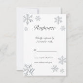 Winter Snowflake RSVP (Voorkant)