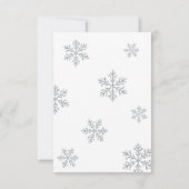 Winter Snowflake RSVP (Achterkant)