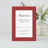 Winter Snowflake RSVP (Staand voorkant)