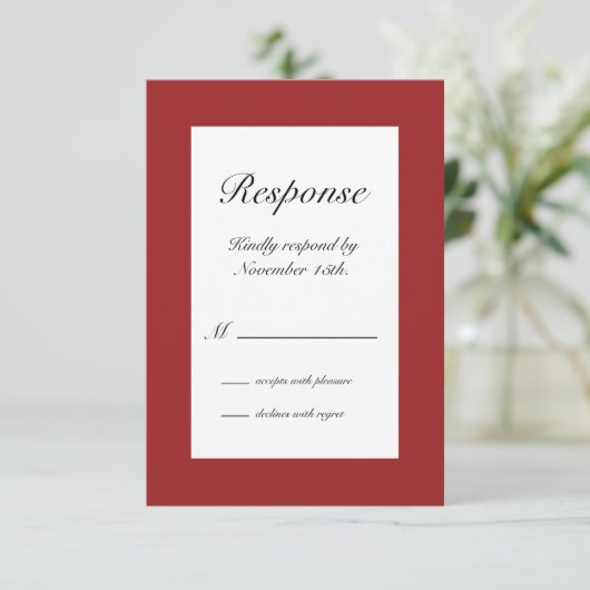 Winter Snowflake RSVP (Staand voorkant)