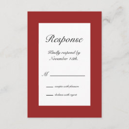 Winter Snowflake RSVP Kaartje