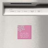 Winter Snowflake Save the Date Magnet (Insitu (Vaatwasser))