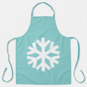 Winter snowflake schort (Voorkant)