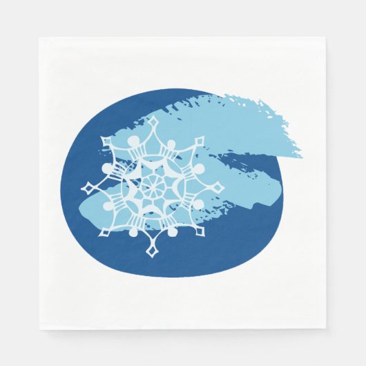 Winter Snowflake Servet (Voorkant)