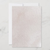 Winter Snowflake Silver Blush Engagement Party Kaart (Achterkant)