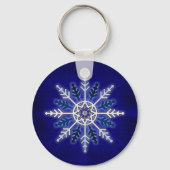 Winter Snowflake Sleutelhanger (Voorkant)