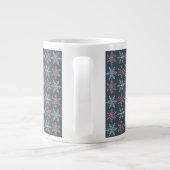 Winter Snowflake Specialty Mug Grote Koffiekop (Achterkant)