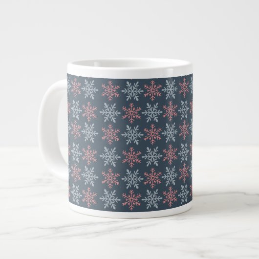 Winter Snowflake Specialty Mug Grote Koffiekop (Links)