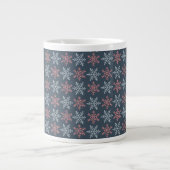 Winter Snowflake Specialty Mug Grote Koffiekop (Voorkant)