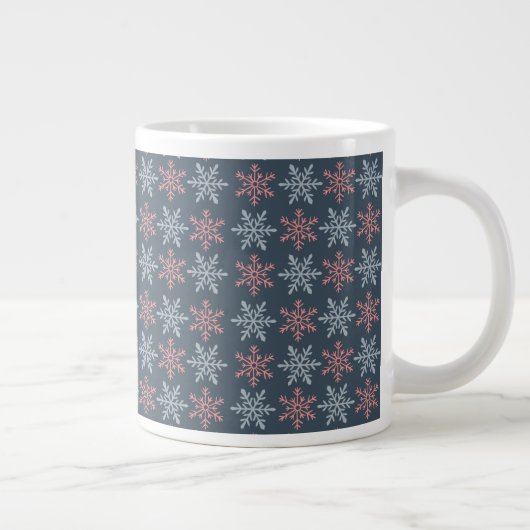 Winter Snowflake Specialty Mug Grote Koffiekop (Rechts)