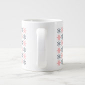 Winter Snowflake Specialty Mug Grote Koffiekop (Achterkant)
