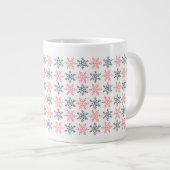 Winter Snowflake Specialty Mug Grote Koffiekop (Voorkant rechts)