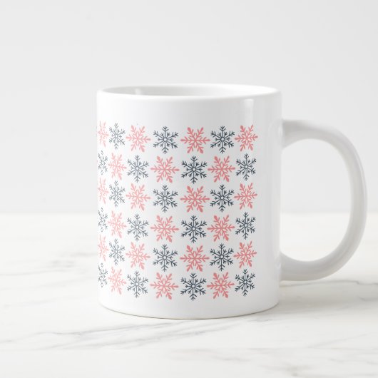 Winter Snowflake Specialty Mug Grote Koffiekop (Rechts)