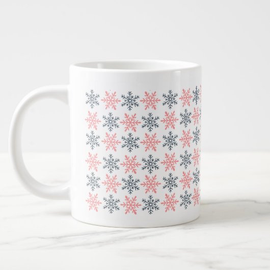 Winter Snowflake Specialty Mug Grote Koffiekop (Links)