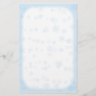 Winter Snowflake Stationery Briefpapier