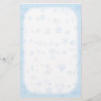 Winter Snowflake Stationery Briefpapier