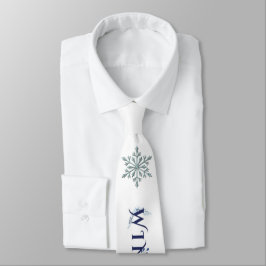 Winter Snowflake Stropdas