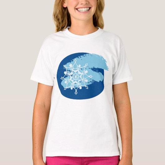 Winter Snowflake T-shirt (Voorkant)