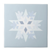 Winter Snowflake Tegeltje (Voorkant)