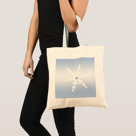 Winter Snowflake Tote Bag (Voorkant (product))
