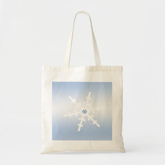 Winter Snowflake Tote Bag (Voorkant)