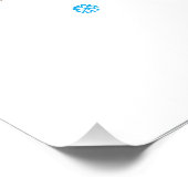 Winter Snowflake Tree Foto Afdruk (Hoek)