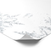 Winter Snowflake Vrijgezellenfeest Welkomstteken Poster (Hoek)