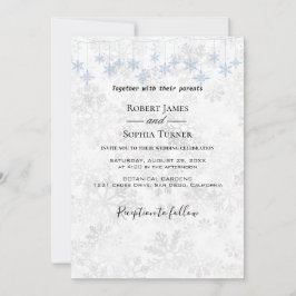 Winter Snowflake Weddenschap Kaart