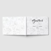 Winter Snowflake Wedding Gastenboek (Volledig)