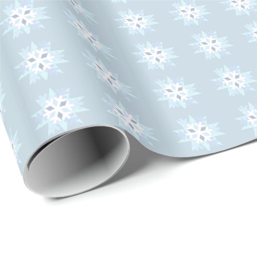 Winter Snowflake wrapppapier Cadeaupapier (Rol Hoek)