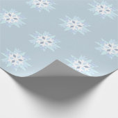 Winter Snowflake wrapppapier Cadeaupapier (Hoek)