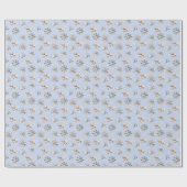 Winter Snowflakes and Sparkles Wrapping Paper Cadeaupapier (Vlak)
