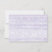 Winter Snowflakes Baby shower Advice Kards Kaart (Achterkant)