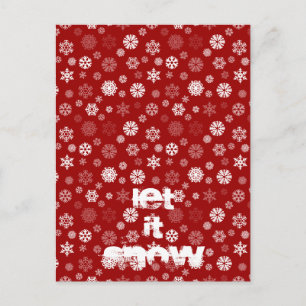 Winter Snowflakes Briefkaart