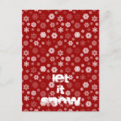 Winter Snowflakes Briefkaart (Voorkant)