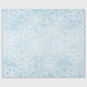 Winter Snowflakes Cadeaupapier (Vlak)